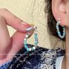 Серьги из серебра 925 пробы с бусинами: Дизайн в стиле легкой роскоши, вдохновленный японским и корейским стилями