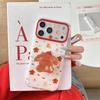 Кавайный Пряничный Пес 3D Pop-подставка Прозрачный Чехол для Телефона Для iPhone 15 16 17 Pro Max INS Милый Ударопрочный Защитный Чехол