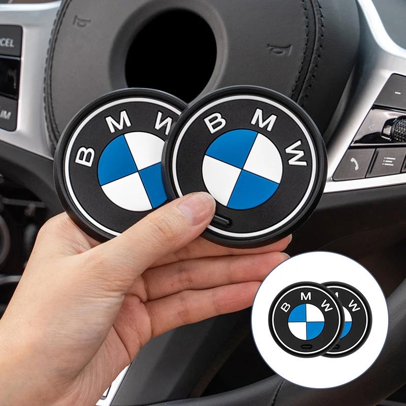 Car Sticker Hot 2025 M Power Car Coasters Silicone Anti-Slip Water Cup Mat For BMW X1 X2 X3 X5 X4 X6 X7 G30 G20 G32 G11 G12 F40