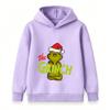 Kids Boys Girls 100% Cotton Crew Neck Short Sleeve T-Shirt, Funny Green Christmas Grinch Graphic Casual Tee for Holiday Daily Wear