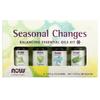Solutions, Seasonal Change, Balancing Essential Oil Kit, 4 Bottles, 1/3 Fl Oz. 10 Ml Each