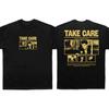 Drake Take Care T-shirt Men Women Streetwear Oversized Casual Loose Short Sleeve Comfortable Unisex Tee Shirt Female Male Clothing