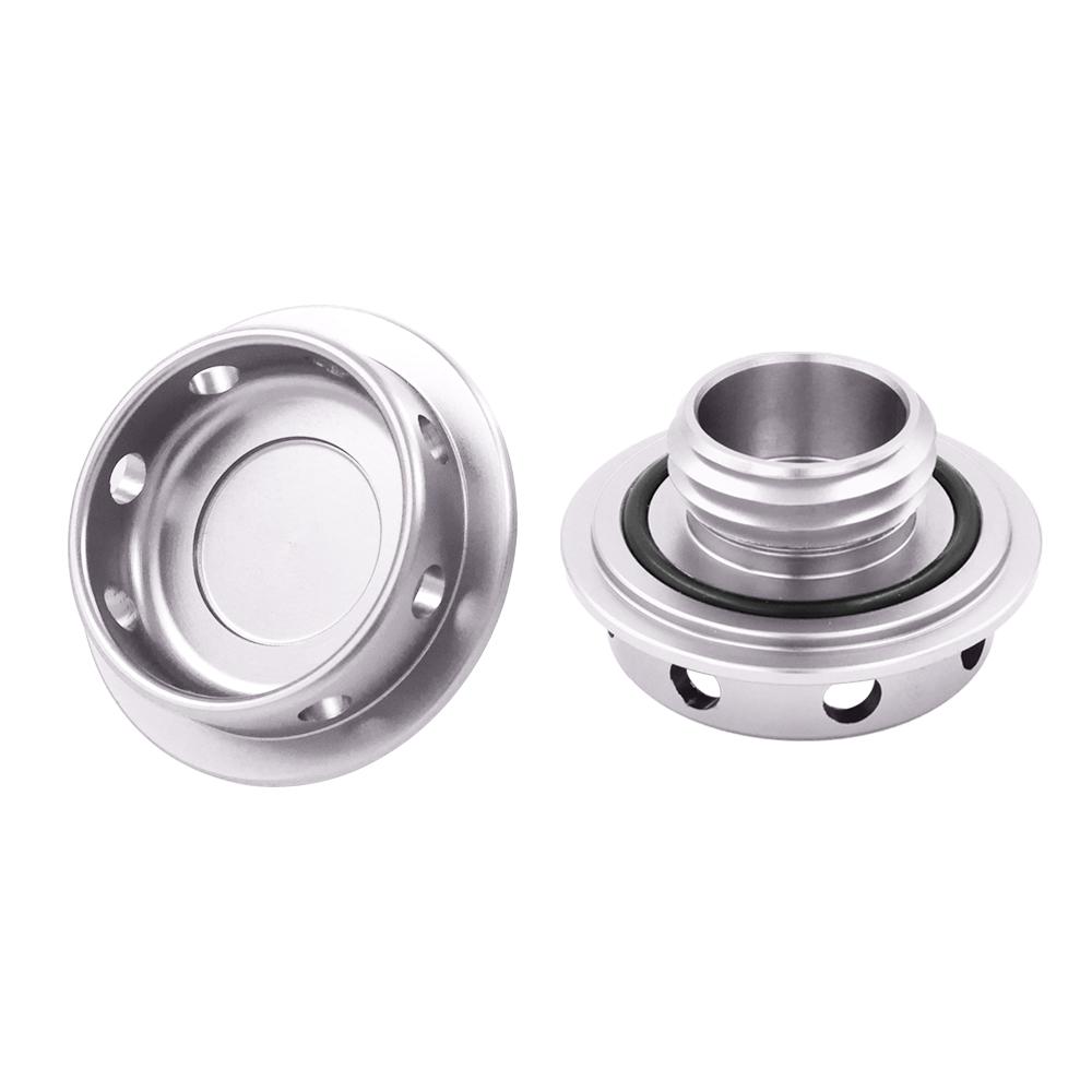 Aluminum Car Oil Filler Cap,threaded for perfect OEM fit, JDM‑Style exterior modification accessory For Honda Toyota Nissan