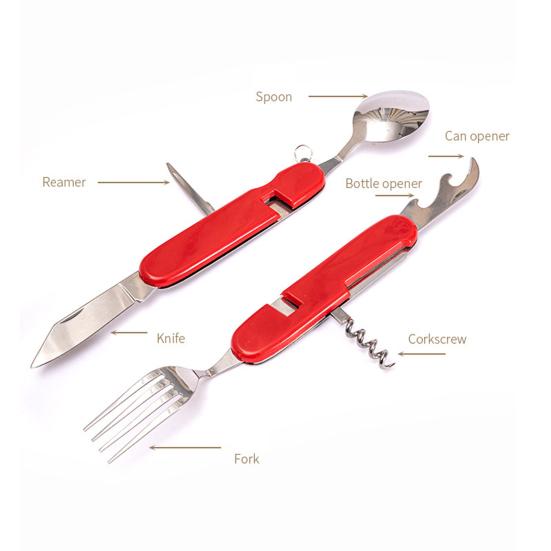 1 шт./ 1 набор Складная ловилка Термостойкая Съемная Защита от ожогов Нержавеющая сталь Многофункциональная Складная вилка