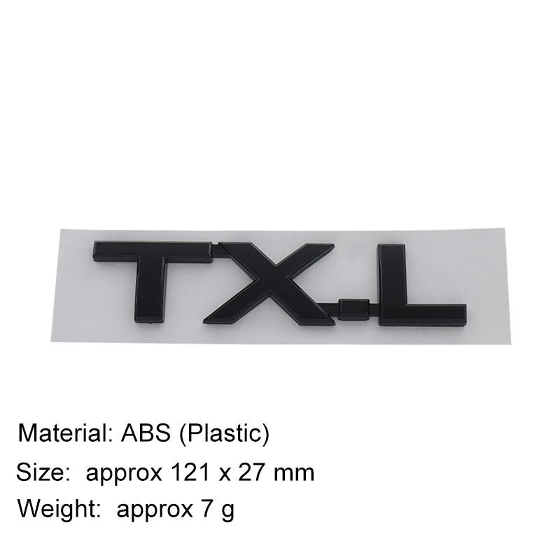 3D Премиум АБС TX TX.L VX VX.L Наклейка На Хвост Бампер Значок Авто Задняя Крышка Багажника Эмблема Аксессуары Внешняя Отделка