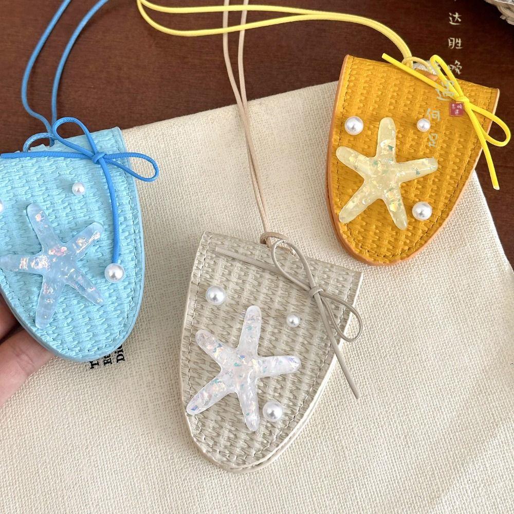 Sea Star Pu Leather Magnetic Glasses Clip Anti-lost Sunglasses Pendant Sunglasses Lanyard Girl