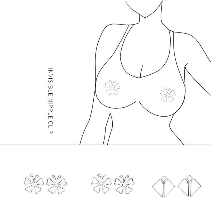 BDSM Metal Butterfly Clip Sex Toys, Adult Milk Decoration Lovers Private Appliances