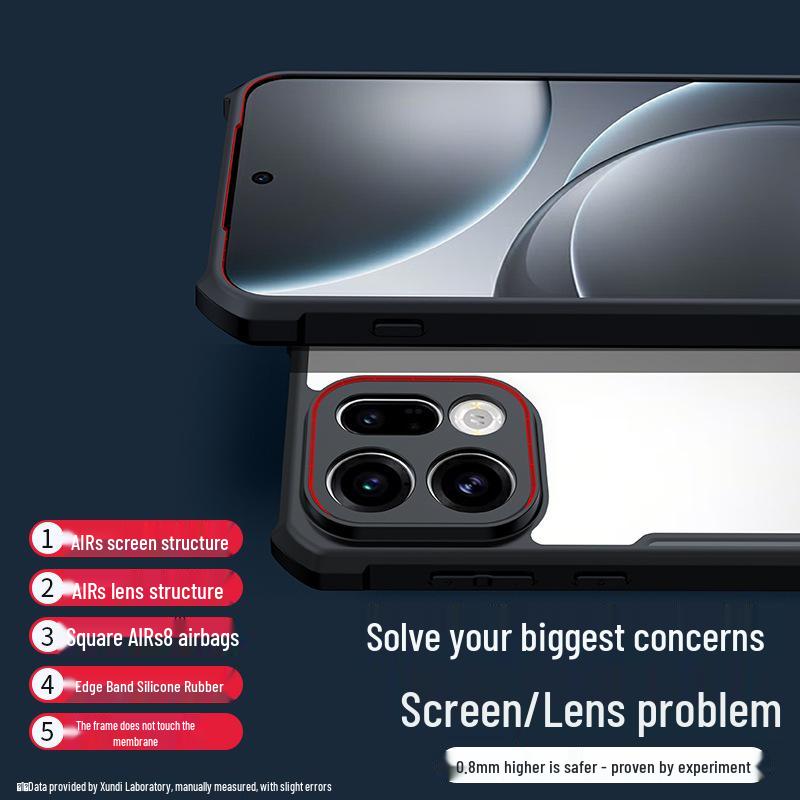 XunDi Тонкий противоударный защитный чехол для OPPO Find X9