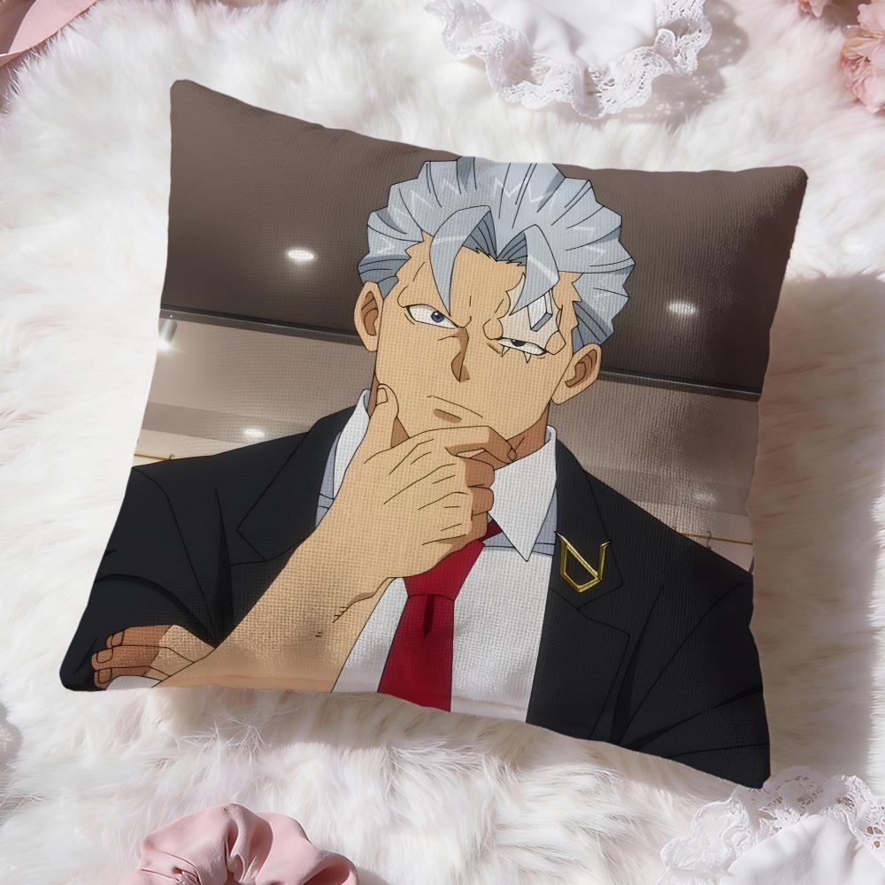 Undead Unluck anime Cushion Cover Premium Comfort Reversible Pillow Cove -Two in One Design for Any Room & Car Interior