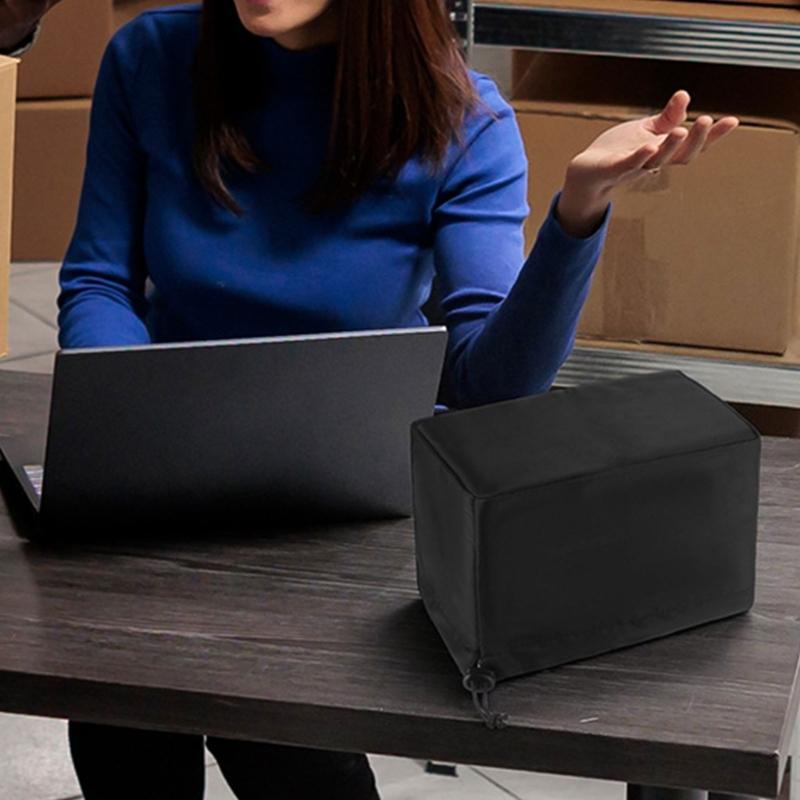 Desktop Label Printer Protective Cover Dust Cover Nylon Cloth Breathable Waterproof Easy Clean Strong For Label Printer