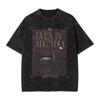 Oversized Washed T Shirt Sleep Heavy Band Tokens Cotton T-Shirts Tee Shirt for Men Aesthetic Custom DIY Clothing