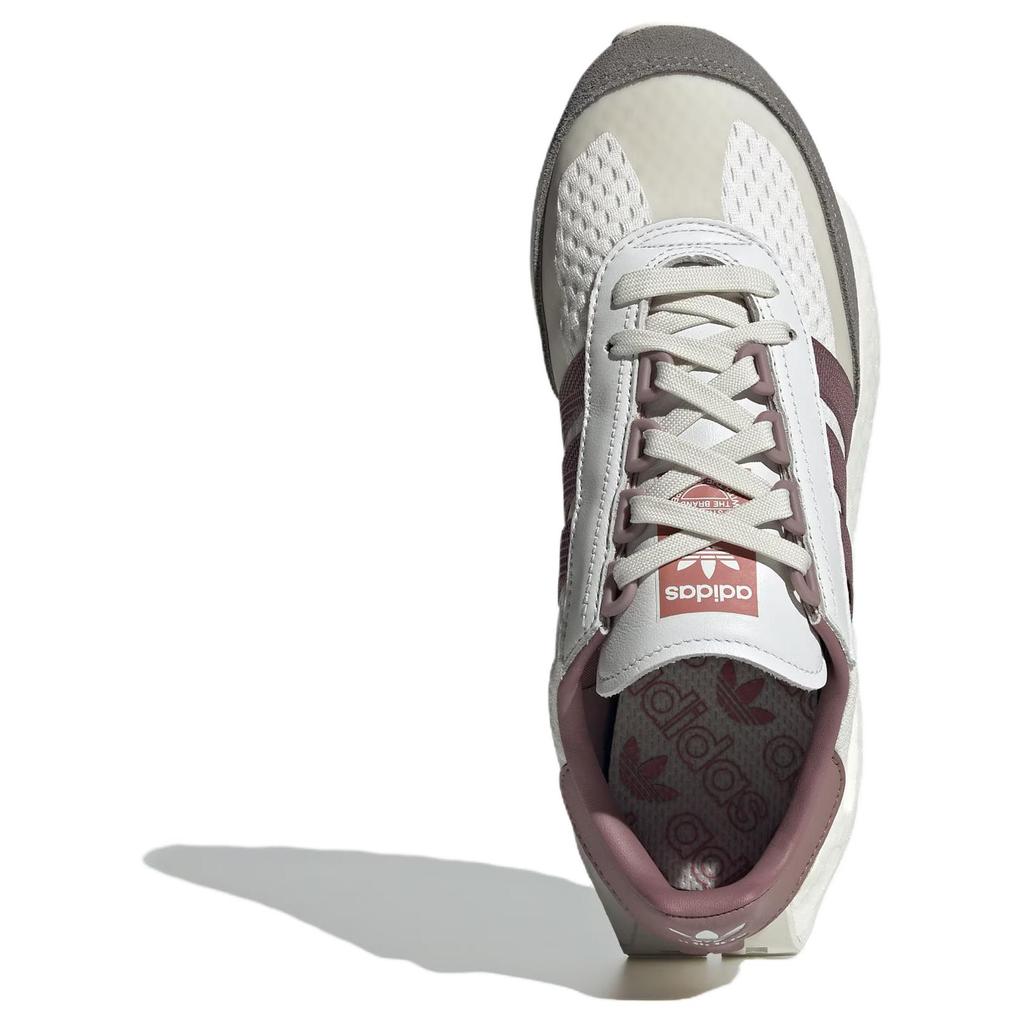 Adidas Originals Retropy E5 Мягкие Удобные Низкие Кроссовки для Повседневной Носки Женские Кроссовки Белые Красные Серые JH7191