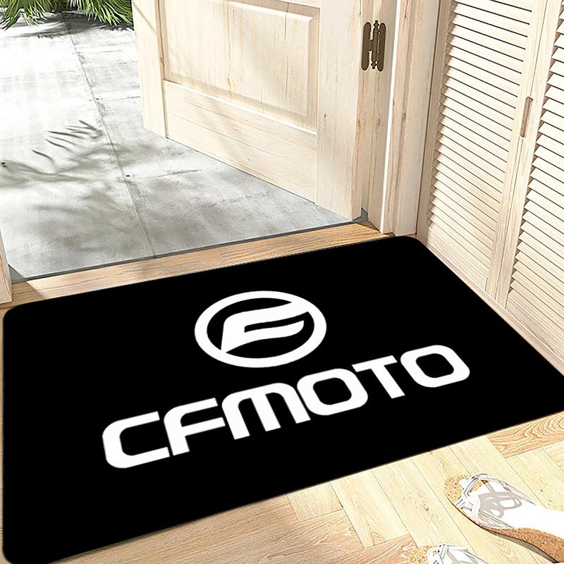 Interior Floor Mat CFmoto Racing Doormat Non-slip Foot Rug for Entryway Kitchen Carpet Bedroom Bedside Mats Washable Home Decor
