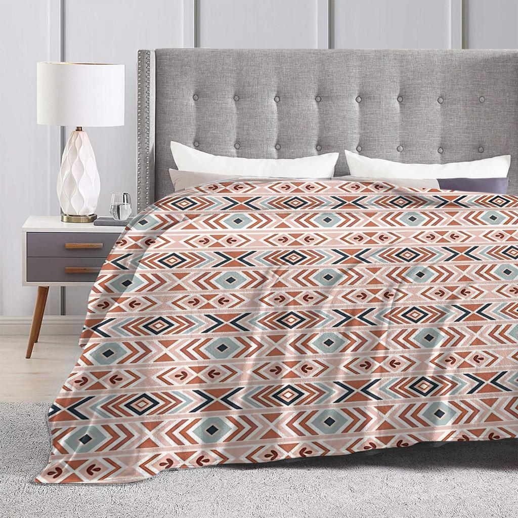 Warm Soft Blanket Children Decorative Bohemian pattern Bedding Throws Flannel Bedspread For Couch Chair Graphic Sofa Bed Cover