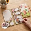 Sticky Notepads Set Highland Yak Shaped Set, Cute Cartoon Paper Memo Pads, Pastoral Style Writing Assorted Shapes And Sizes Index Tabs for Journaling