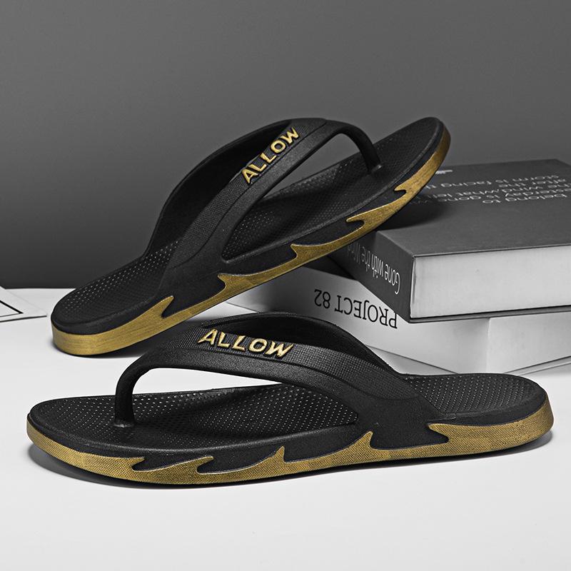 Новые простые шлепанцы мужские нескользящие повседневные кусачки для ног мужские пляжные модные крутые тапочки