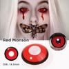 Crazy Lenses Magister Контактные линзы для Хэллоуина Красные контактные линзы для косплея Аксессуары для аниме Шаринган/Какаши Мангекё/Саске Гексаграмма
