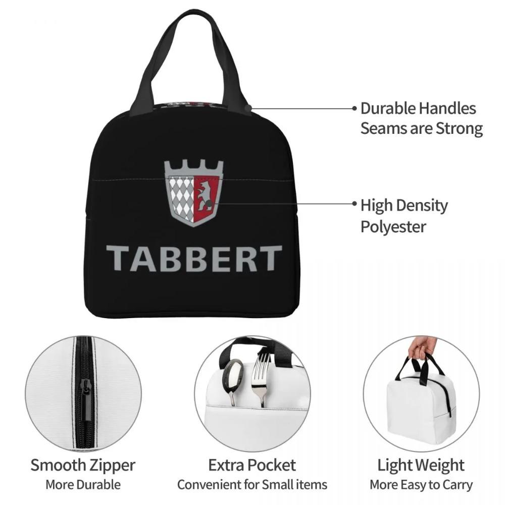 Tabbert Caravan Insulated Lunch Bag for Women Office Cooler Thermal Food Box Tote Portable Lunch Boxes Container