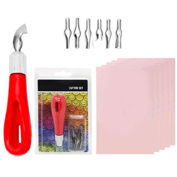 Наборы для вырезания резиновых штампов с режущим инструментом Наборы для изготовления резиновых штампов для поделок