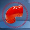 Firefighting Grooved Elbow