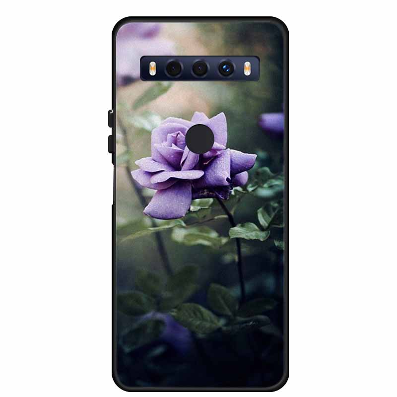Для чехла TCL 10 SE 10SE Coque Черный ТПУ Силикон Мягкая задняя крышка Чехлы Для телефона TCL 10 SE 6.52" Funda Сумка Защитный чехол
