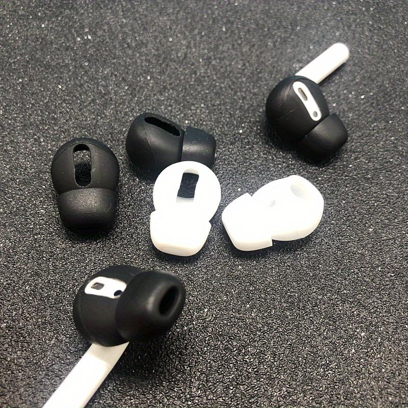 Silicone Earphone Covers for AirPods 1/2 Wireless Bluetooth Earphones 2Pairs Earpads Eartips for iPhone Earphones Durable EarCap
