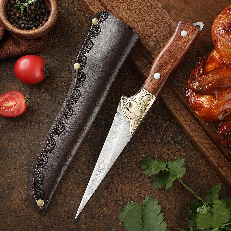 Кованый нож для обвалки, нож из нержавеющей стали, нож для мяса, нож для филе рыбы, профессиональный нож шеф-повара, инструменты для приготовления пищи