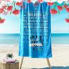 Naples Football Club Print Beach Towel, Large Soft Quick Dry Towel for Beach Camping Swimming