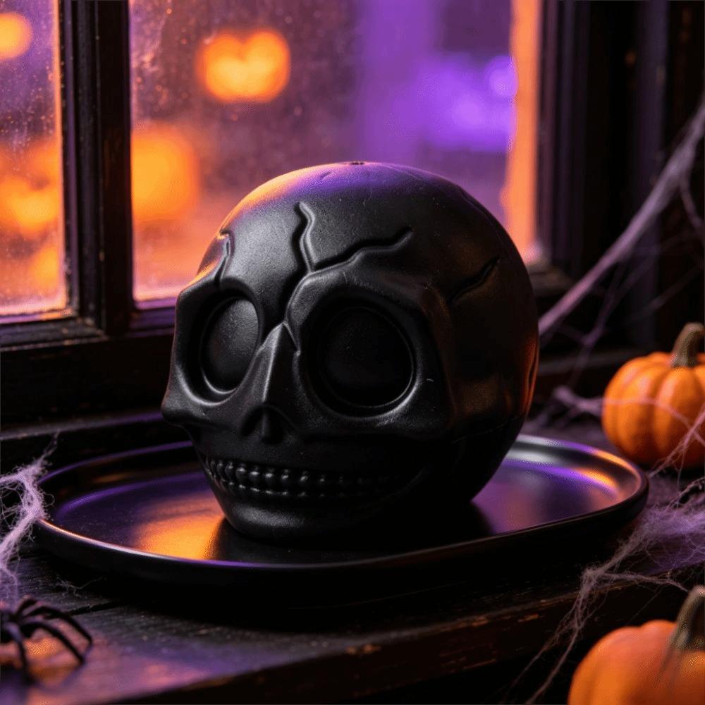 Crackling Building Block Pumpkin Skull Ball Crunchy Pumpkin Skull Squishy Toy Hand Relax