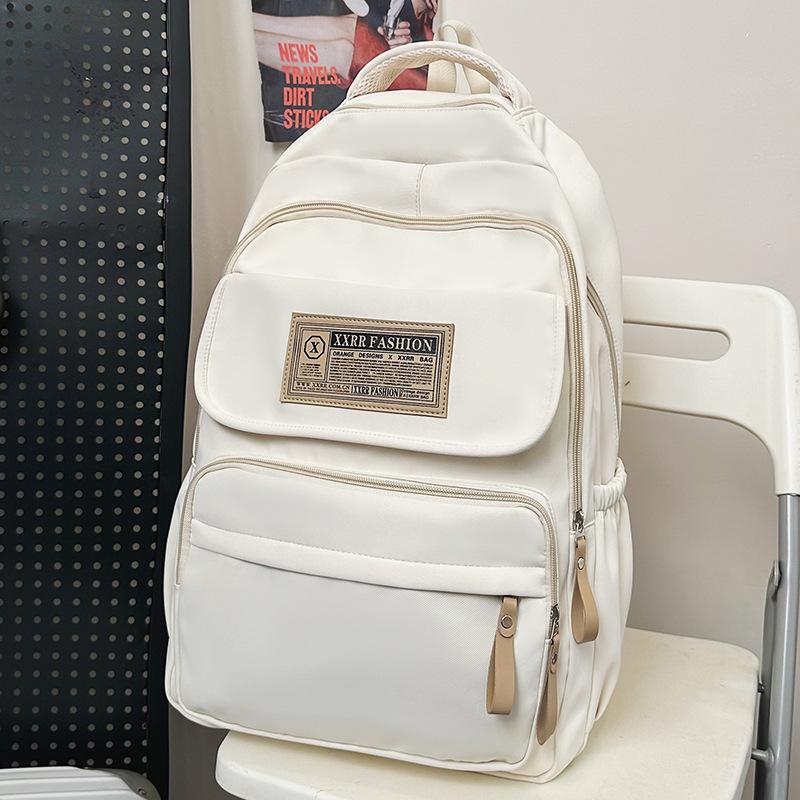 Школьные рюкзаки Студенты колледжа Девушки Старшеклассники Рюкзак большой вместимости Бордовый Рюкзаки для учеников средней школы