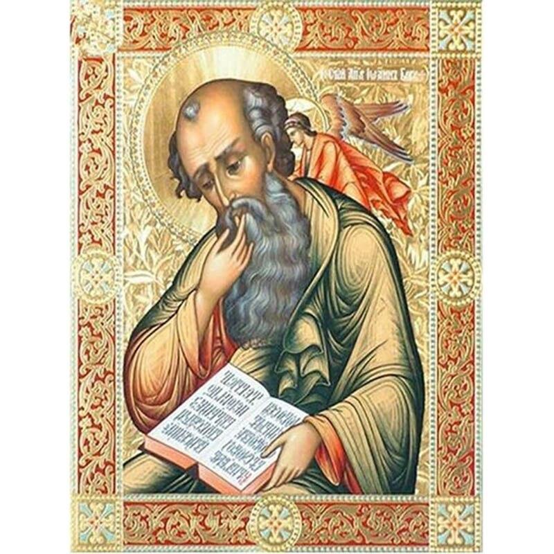 DIY Religion Icon 5D Diamond Painting Full Round Drill Cartoon Diamond Embroidery Mosaic Cross Stitch Gift Wall Art Home Decor