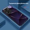Геометрическая призма для Xiaomi Redmi 13C Note13 12 Pro Plus 5G Note 9 13T Pro POCO X6 F5 F6 Черный чехол для телефона из закаленного стекла