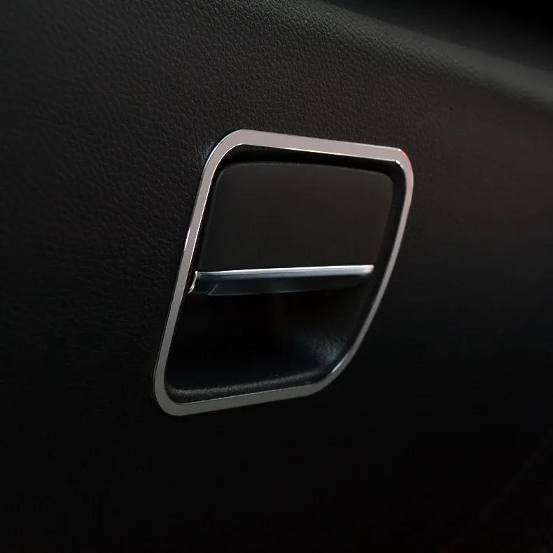 Co-pilot Glove Box Switch Frame Trim For Mercedes Benz GLA X156 CLA C117 A Class W176 2013-2018 Aluminium Alloy Car Accessories