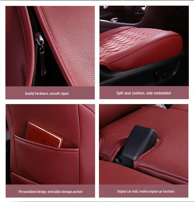 Infiniti Genuine Leather Seat Cushion for FX Series - Full Coverage, Five-Seat Car Seat Cover