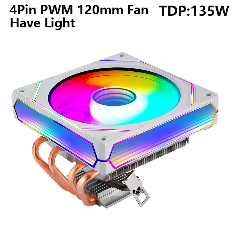 XUANFENG x99 Кулер для процессора 120-мм вентилятор 4pin/PWM Горизонтальный радиатор 2/4 тепловых трубки Воздушное охлаждение установка LGA115X 2011 1200 1700 AM4 i3 i5