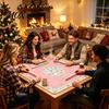 Washable Mahjong Mat Square for Table, Anti-Slip Noise Reduction Game Non Slip Table Cover, Waterproof Diatomaceous American Board