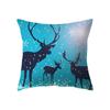 Christmas Theme Snowflake Christmas Decoration Print Pattern Cushion Cover Home Living Room Sofa Decoration Pillow Pillow Cover