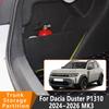 Автоаксессуары Для Dacia Duster P1310 2024~2026 Органайзер в Салон Автомобиля Утолщенная Боковая Перегородка Багажника Внутренний Ящик Для Хранения в Багажнике Детали