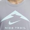 Nike Пуловер Dri-Fit с круглым вырезом, быстросохнущая футболка с длинным рукавом, мужские футболки, цементно-серый FN0828078
