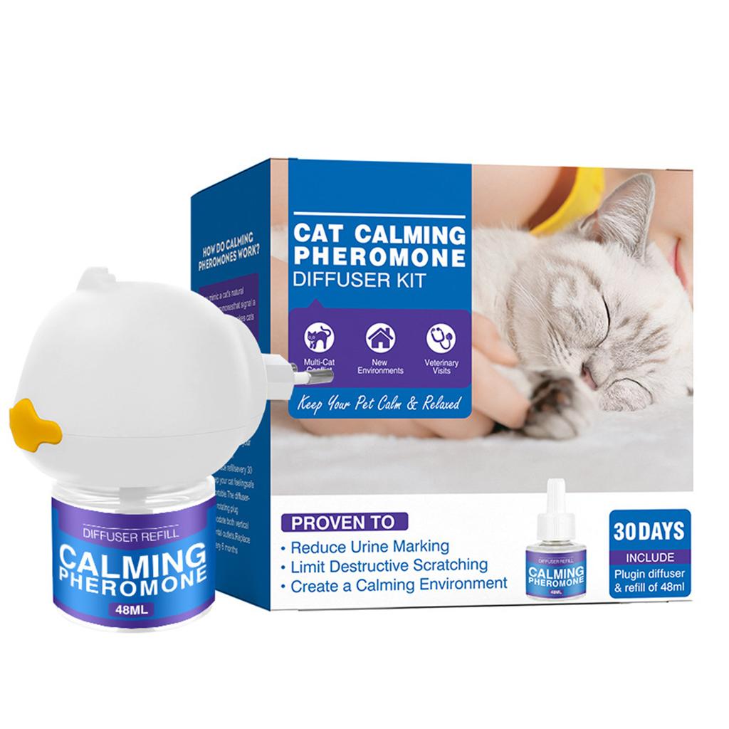 Cat Pheromones Calming Diffuser Refill Reduce Fighting Relieve Stress Refill Natural Cat Calming Diffuser Refills Pet Supply