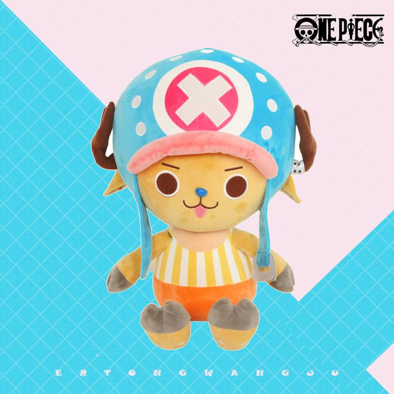 45 см One Piece Луффи Тони Тони олененок-костолом Мягкая плюшевая игрушка Автомобиль Кровать Диван домашний декор Украшения Подушка Кукла Подарок для девочки