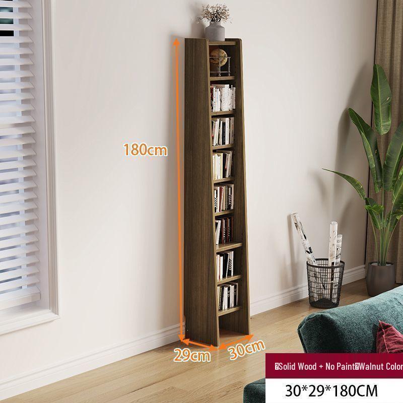 Children's Multi-Layer Solid Wood Bookshelf and Storage Cabinet - Floor-Standing, Wall-Mounted, Home Bookcase for Living Room and Student Use