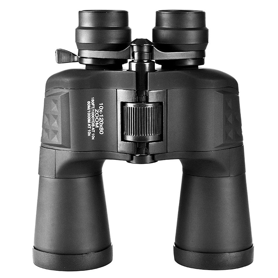 Maifeng 10-120X80 Дальнобойные Бинокли с Мощным Зуммированием Высокого Увеличения Охотничий Телескоп Призмы Порро Оптические Очки 50мм 11мм