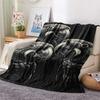 1PC Small animals gather Print FlAannel Blanket, High quality Comfortable for All Seasons, Home Decor, Warmth and Comfort