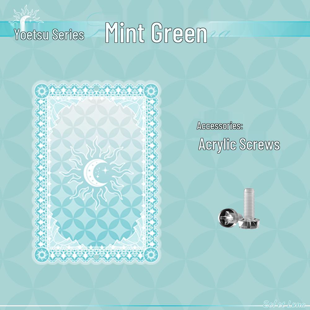 Акриловая рамка для демонстрации аниме-карточек серии Yaoyue с цветной прослойкой - Маленькая коробка для хранения красоты долины