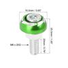uxcell License Plate Bolts License Plate Screws Motorcycle License Plate Bolts Metal 6mm 10pcs Green