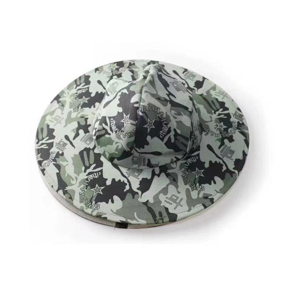 Модная унисекс складная шляпа от комаров со скрытой сеткой, репеллентная защита от насекомых и пчел, повседневная уличная солнцезащитная шапка для рыбалки