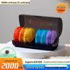Portable Weekly Pill Box with Morning/Evening Sections - Seven Colors