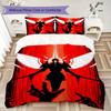 ULTRAKILL Pattern Bedding,Quilt Set Quilt Cover Pillowcase Home Birthday Gift(1 * duvet cover + 2 * pillowcase, without core)_lx