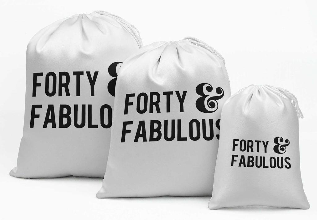 Сувенир Darling Black Number Custom Party Supplies Favor Bags Подарочные мешочки 15